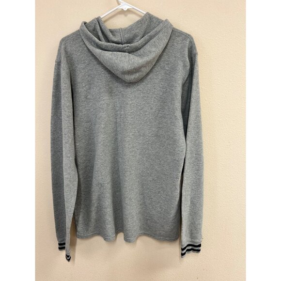 Polo Ralph Lauren Gray Hooded Pullover Sweatshirt Mens Size Large 100% Cotton - Picture 2 of 6